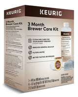 Keurig 3 Month Brewer Maintenance Care Kit