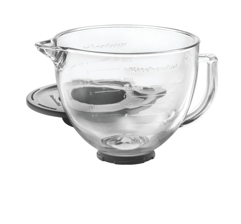 KitchenAid Artisan Tilt-Head Stand Mixer Bowl with Measurement Markings & Lid, 5qt