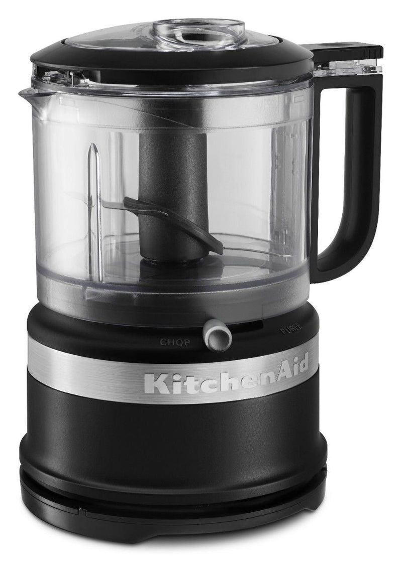 KitchenAid Compact Food Chopper with Dishwasher Safe Parts, Black