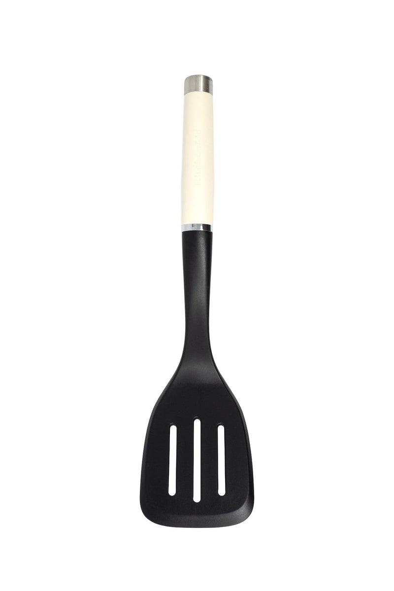 KitchenAid Gourmet Nylon Slot Turner, Almond Cream