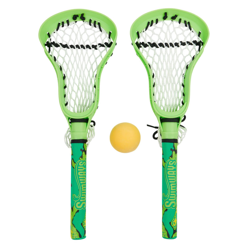 Lacrosse Stick Set, Multi-Coloured, 2-pk, Ages 5+, for Beach/Pool Fun Activities