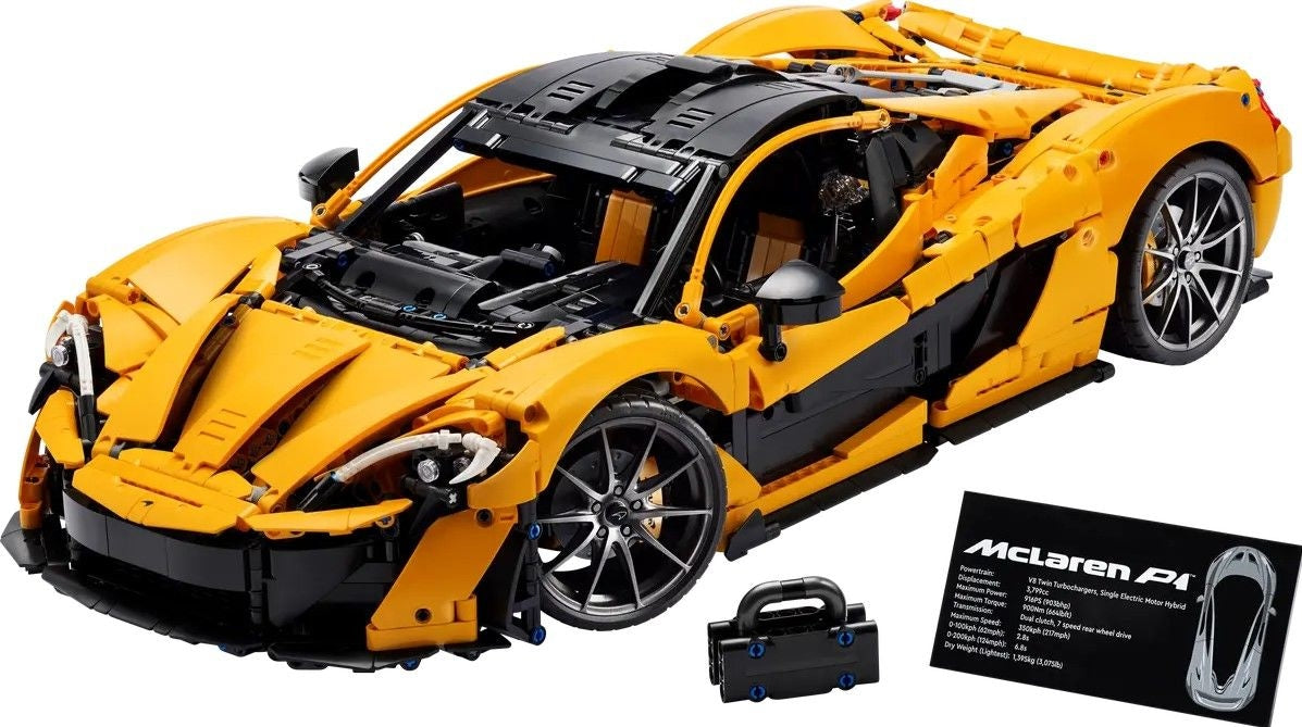 LEGO Technic McLaren P1 - 42172, 3893-pcs, Ages 18+
