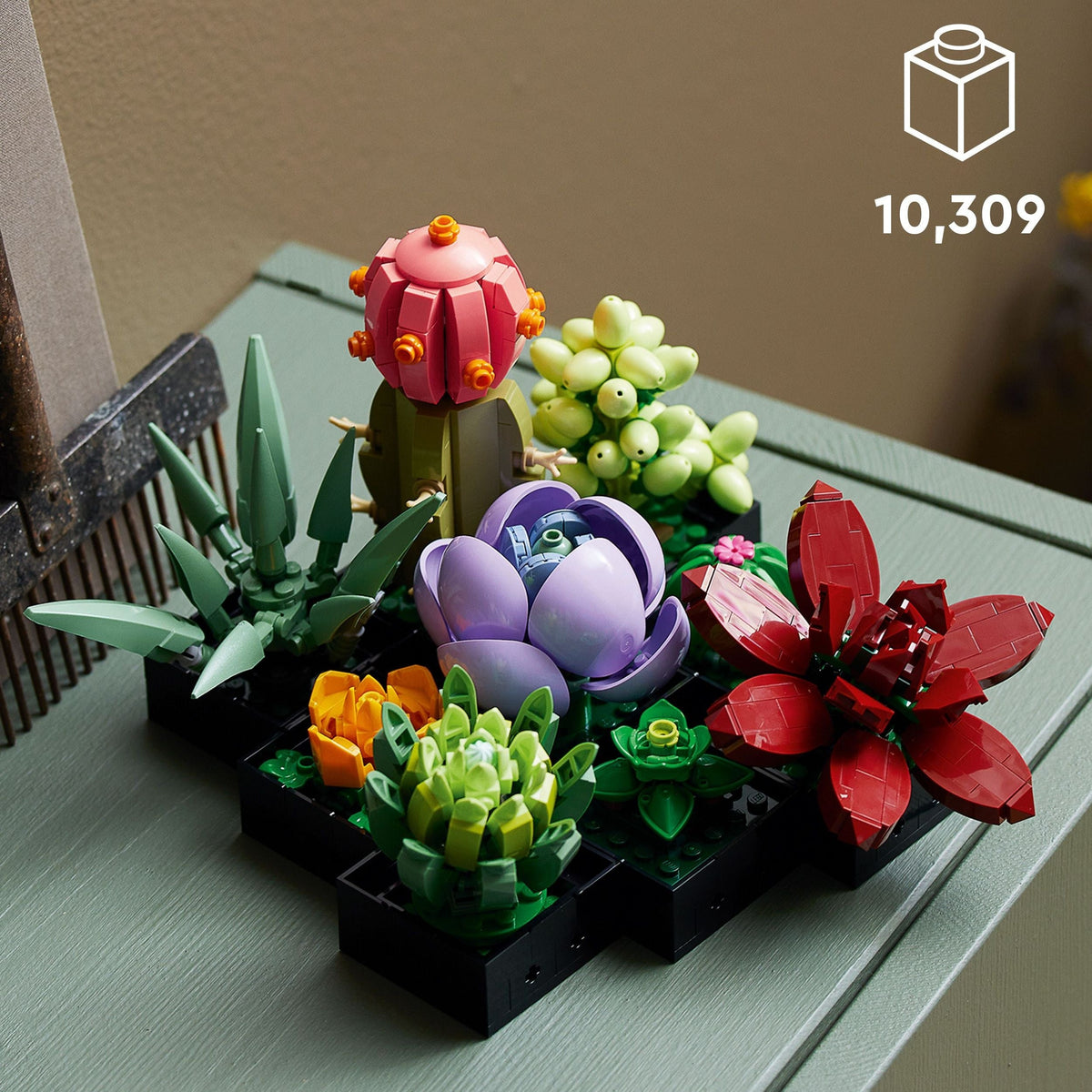 LEGO The Botanical Collection Succulents Building Set – 10309, 771-pcs, Ages 18+