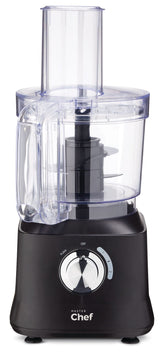 MASTER Chef 2-Speed Electric Food Processor with Pulse Function, Black