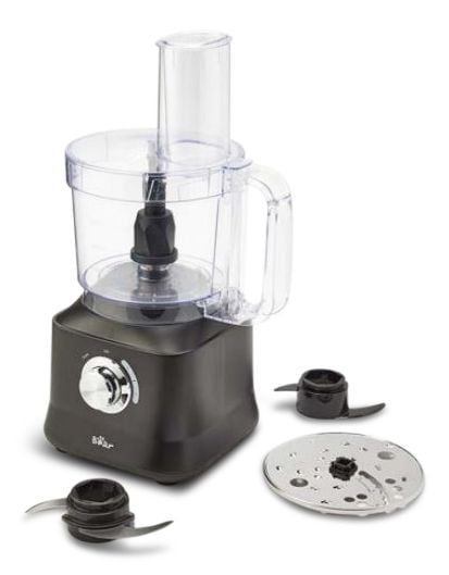 MASTER Chef 2-Speed Electric Food Processor with Pulse Function, Black