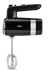 MASTER Chef 300W 5-Speed Electric Hand Mixer with Storage Base, Black