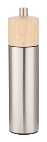 MASTER Chef Natural Wood/Stainless Steel Salt & Pepper Grinder