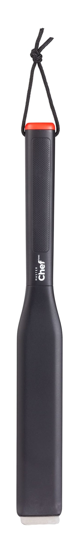 MASTER Chef Pizza Stone Cleaning Brush & Scraping Tool with Ergonomic Grip, Black