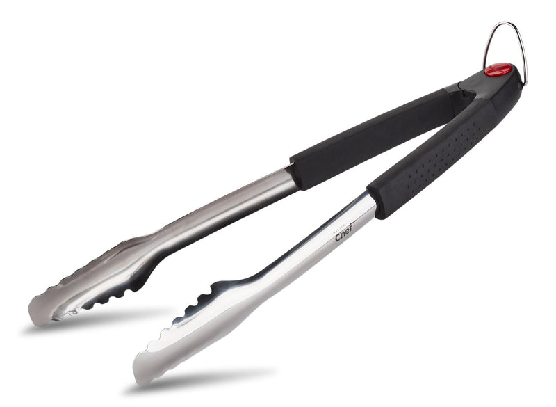 MASTER Chef Stainless Steel BBQ Grill Tong with Hook