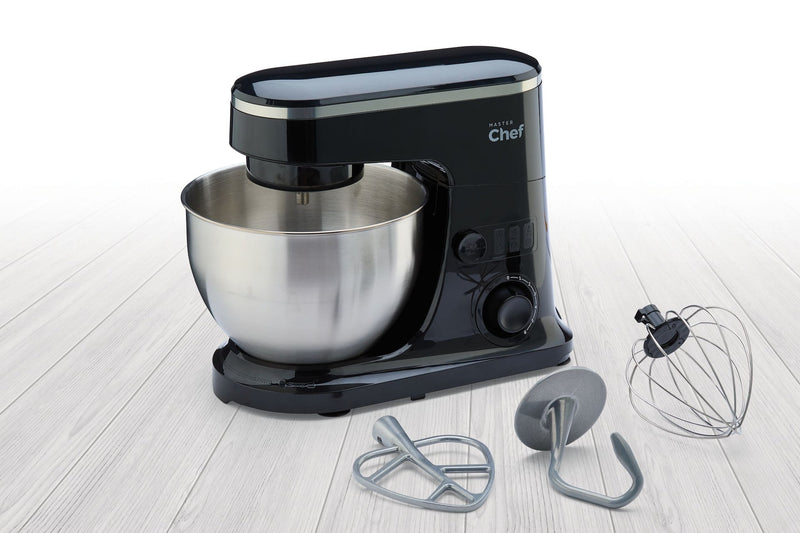 MasterChef Multi-Function Stand Mixer, 6-Speed, Black