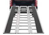 MaxWorks Aluminum Tri-Panel Folding Aluminum Loading Ramp, Non-Slip & Stable Base, 85 x 54-in, 1500-lb