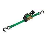 MotoMaster 1,200-lb Retractable Ratchet Tie Down Straps, 1-in x 10-ft (2.54 cm x 3 m), 2-pk