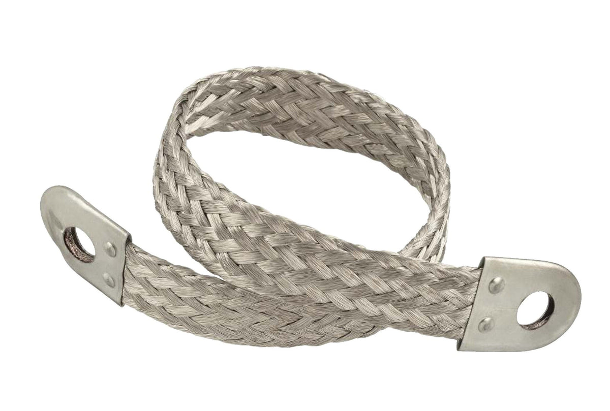 MotoMaster Braided Ground Strap, Universal, 13-in