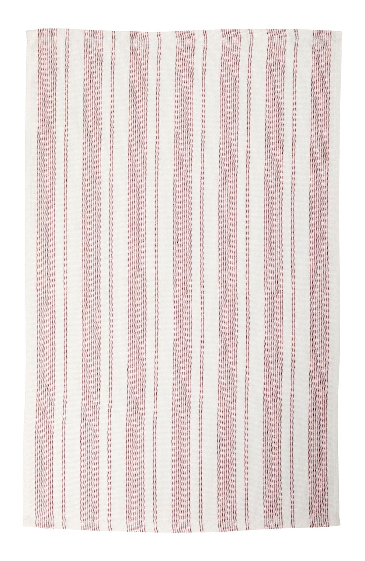 PADERNO All-Purpose Striped Flatweave Terry Kitchen Towels, Red, 2-pk
