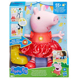 Peppa Pig Peppa’s Muddy Puddles Party Singing and Dancing Doll, English, Ages 3+