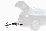 Raleigh 2-Bike Hitch Platform Rack with Anti-Wobble Hitch Pin, Folding Design
