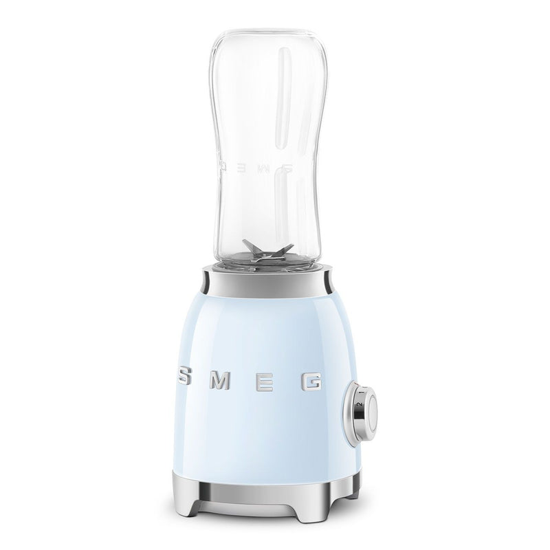 SMEG 300W Stainless Steel Personal Jar Blender, Pastel Blue