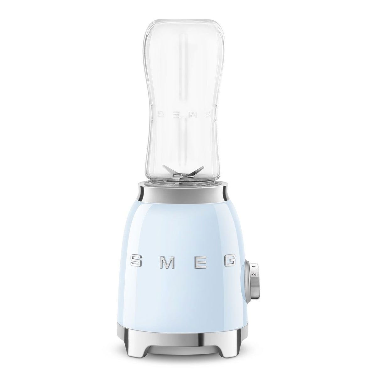 SMEG 300W Stainless Steel Personal Jar Blender, Pastel Blue