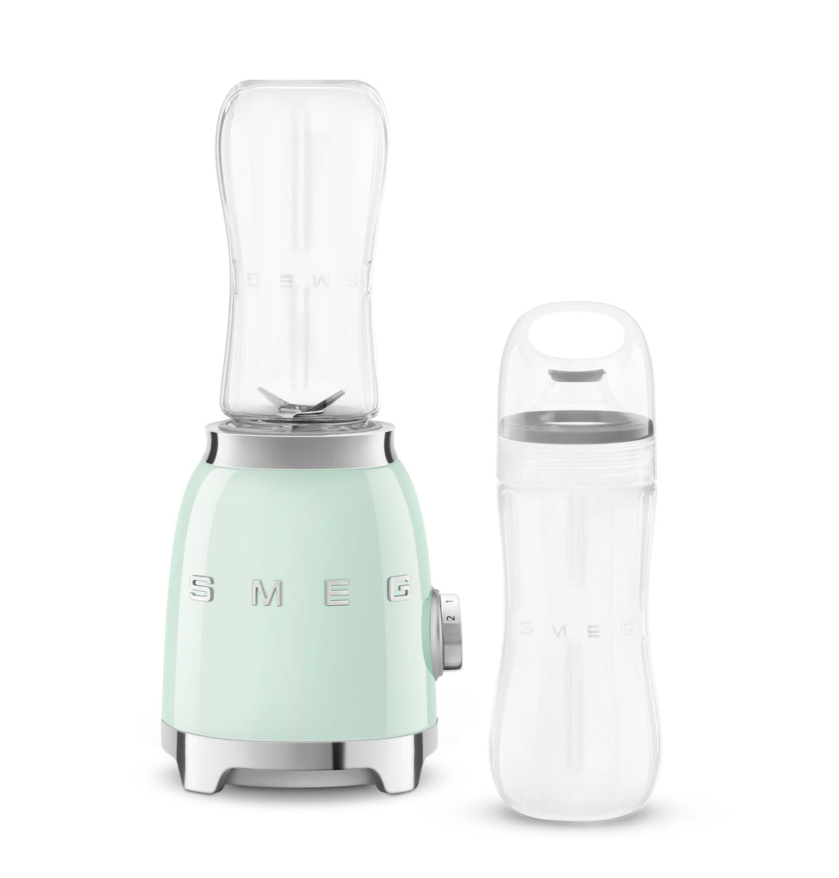 SMEG 300W Stainless Steel Personal Jar Blender, Pastel Green