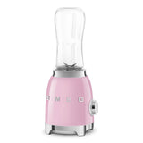 SMEG 300W Stainless Steel Personal Jar Blender, Pink