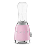 SMEG 300W Stainless Steel Personal Jar Blender, Pink