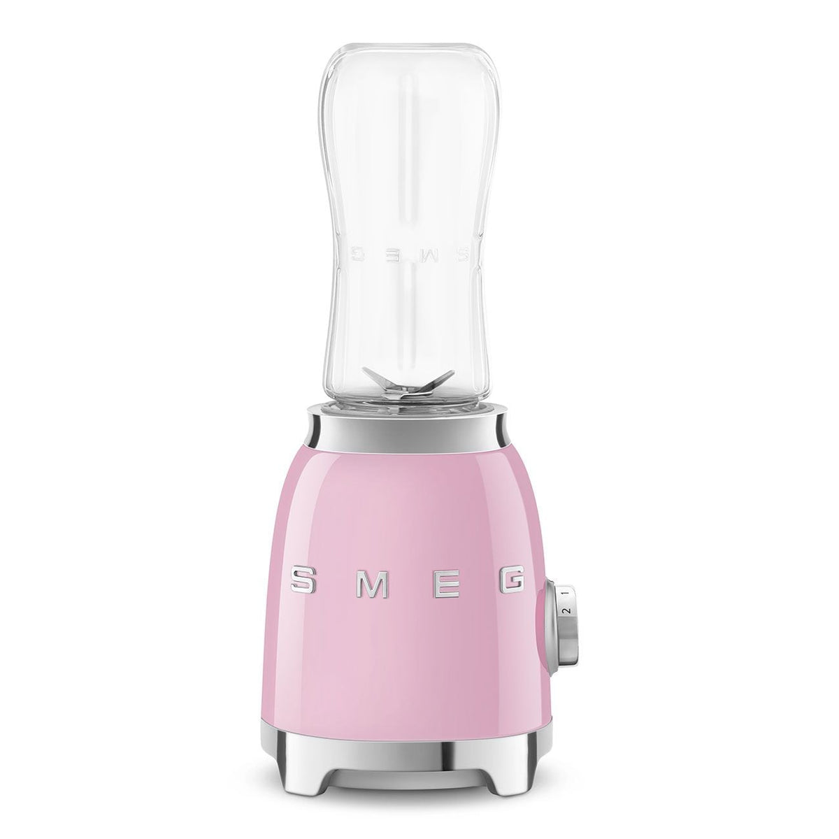 SMEG 300W Stainless Steel Personal Jar Blender, Pink