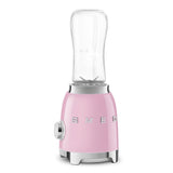 SMEG 300W Stainless Steel Personal Jar Blender, Pink