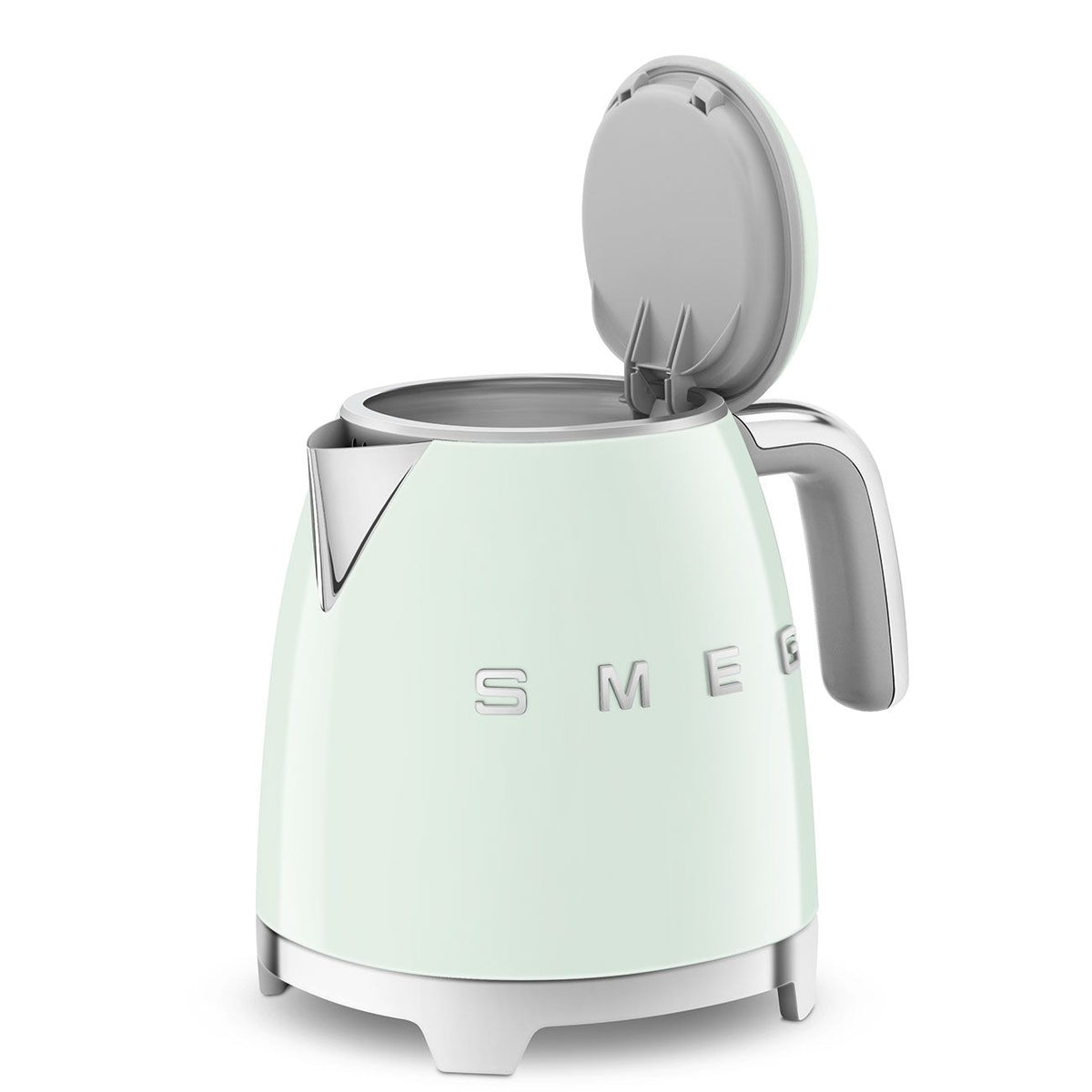 Smeg 50's 1400W Retro Style Electric Mini Countertop Kettle with Cordless Base, Pastel Green, 0.8-L