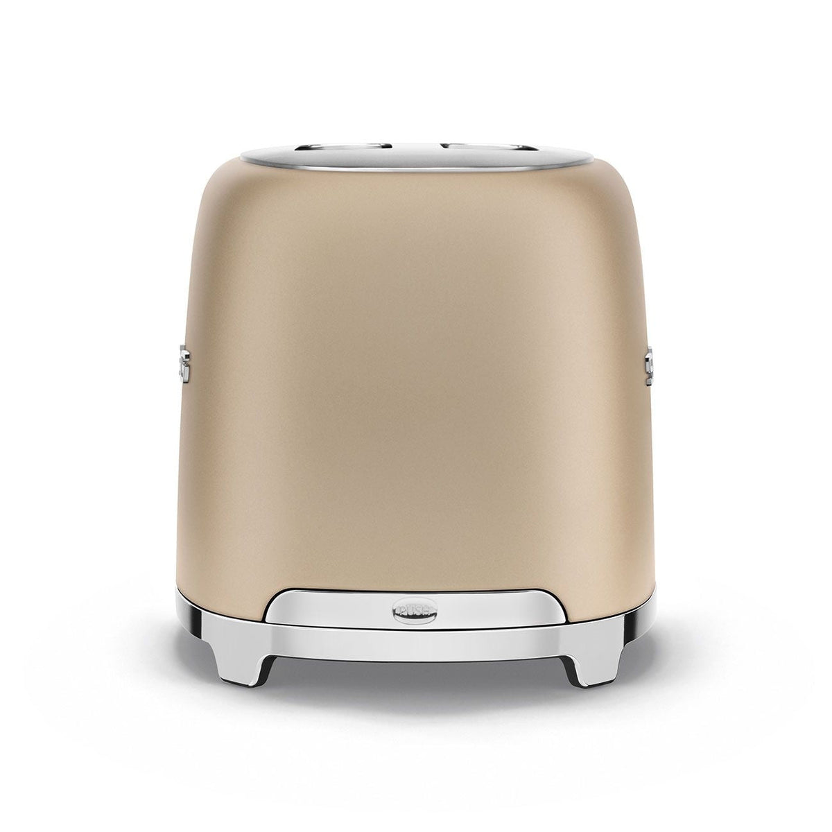 Smeg 50's Retro Style Wide Slot Pop Up Electric Toaster with 6 Settings, 2-Slice, Champagne