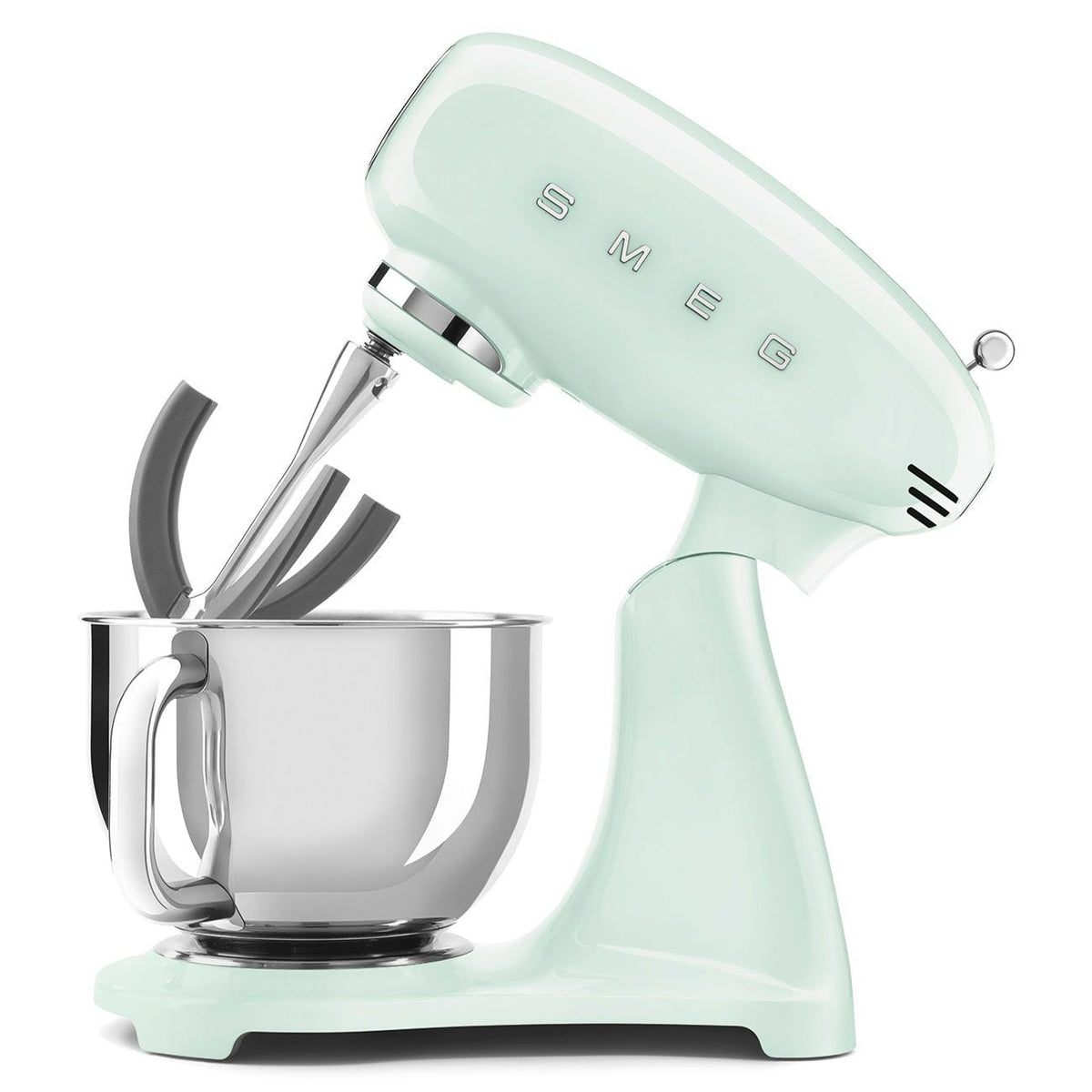 SMEG 600W Vintage Tilting Stand Mixer, Pastel Green