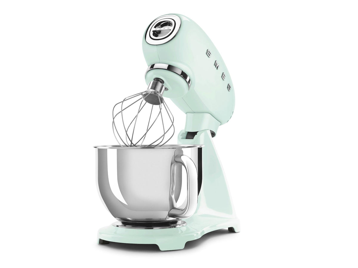 SMEG 600W Vintage Tilting Stand Mixer, Pastel Green