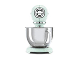 SMEG 600W Vintage Tilting Stand Mixer, Pastel Green