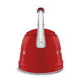 SMEG Traditional Stove Top Whistling Kettle, Red, 2.3-L