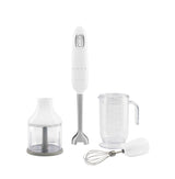 SMEG Variable Speed Hand Blender with Attachments, White