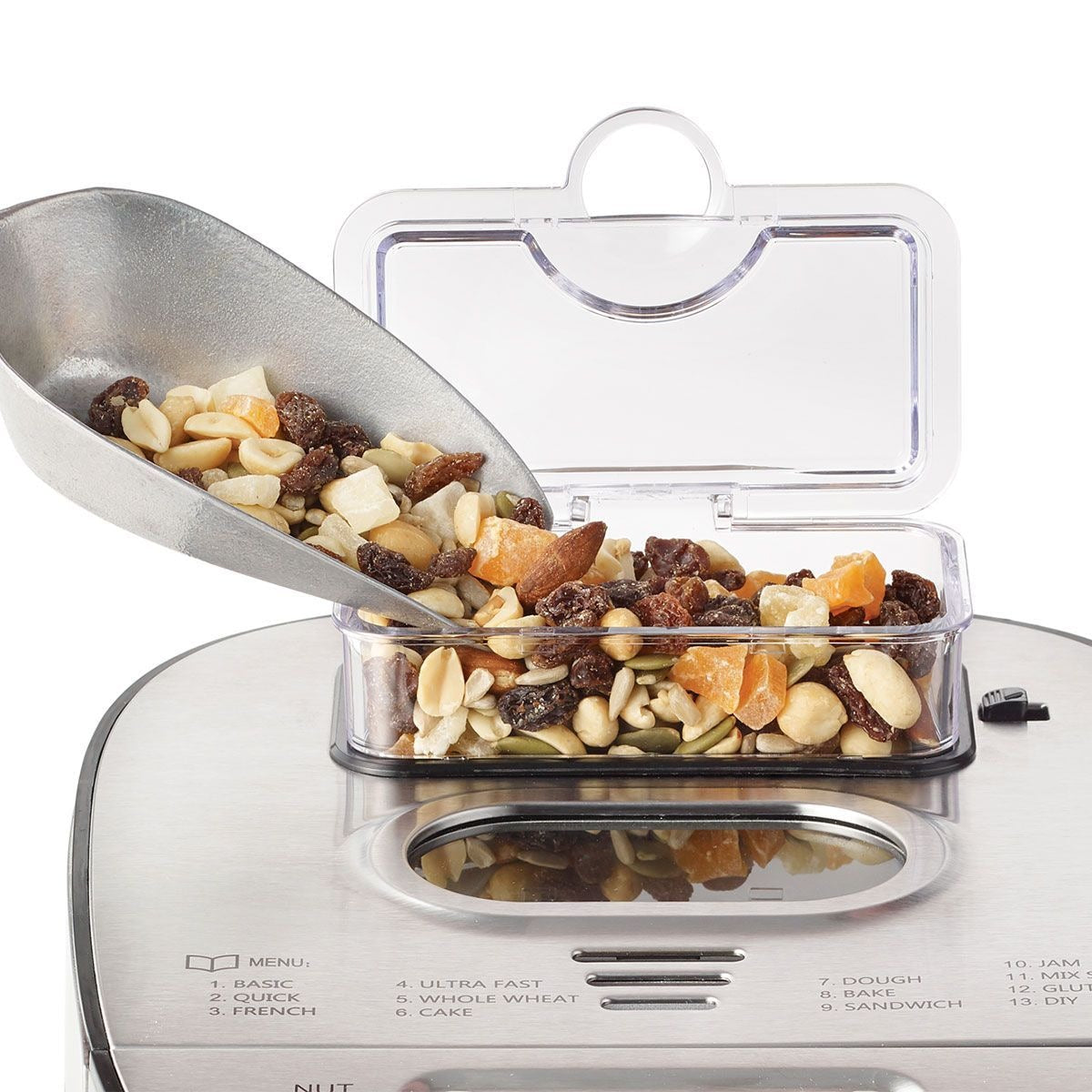 Starfrit Bread Maker with 12 Digital Functions, Stainless Steel, 2lb