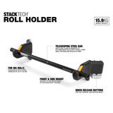 ToughBuilt StackTech Roll Holder for StackTech Toolbox, Black, 35-lb
