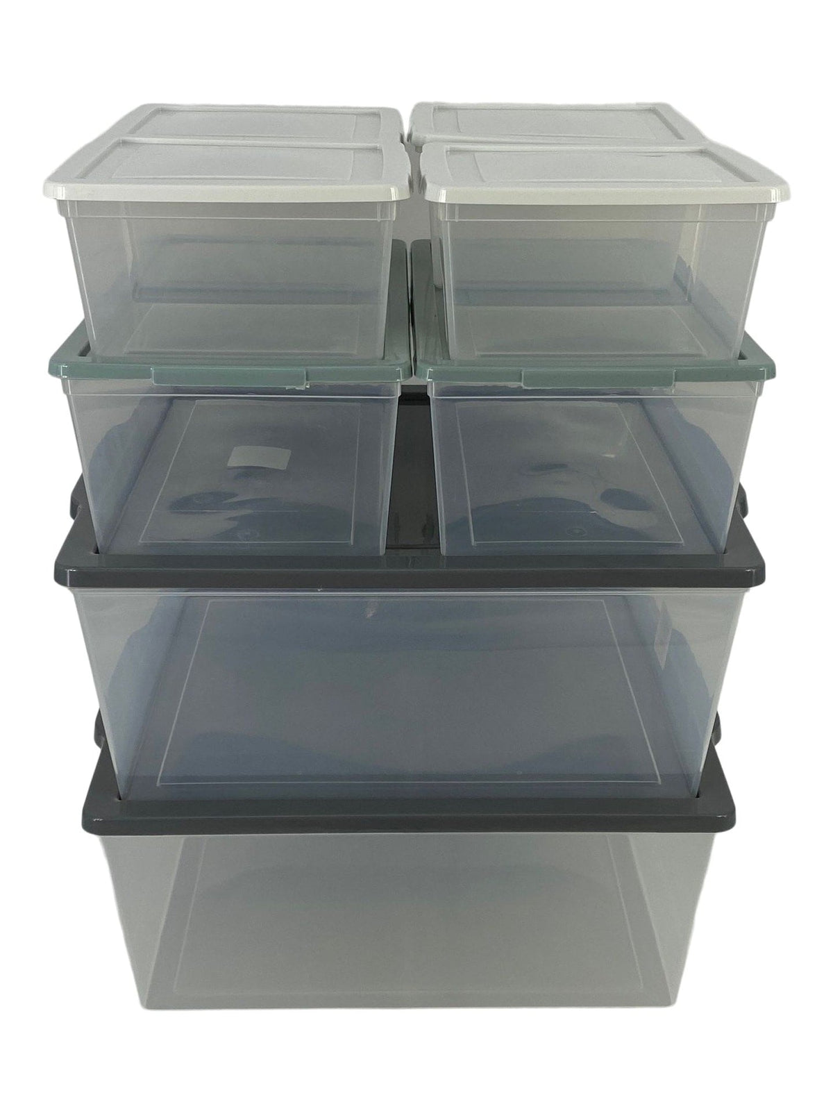 Tuff Store Modbox Modular Storage Bin with Lid, 8-pk