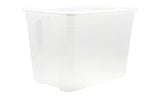 type A Clear Tote, 72-L, 2-pk