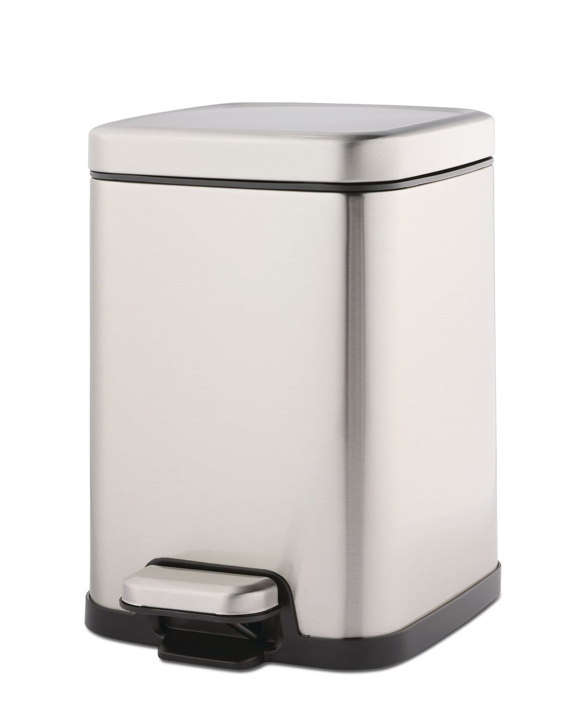 Type A Stella Stainless Steel Rectangular Step Indoor Refuse Container, B4-L