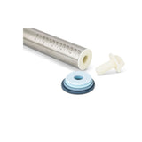 Vida by PADERNO Adjustable Stainless Steel Rolling Pin with Thickness Rings