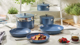 Vida by PADERNO Non-Stick Cookset, Blue, 8-pc