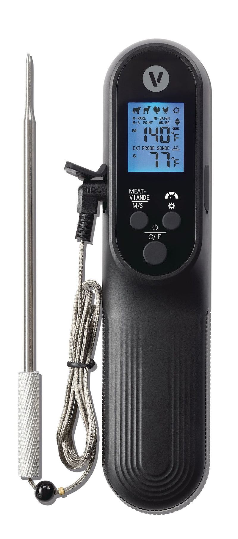 Vida by PADERNO Rechargeable Dual Cooking Thermometer