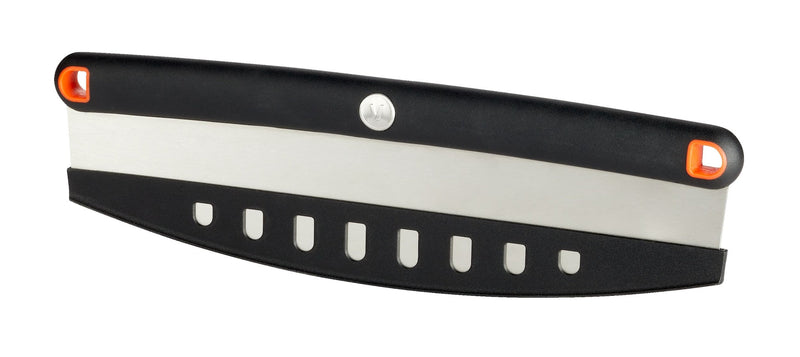 Vida by PADERNO Stainless Steel Pizza Rocker Knife with Protective Sheath