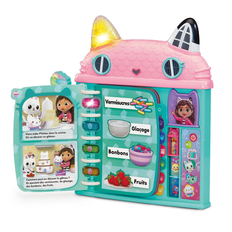 VTech Gabby's Dollhouse Cat-a-Vator Discovery Book, French