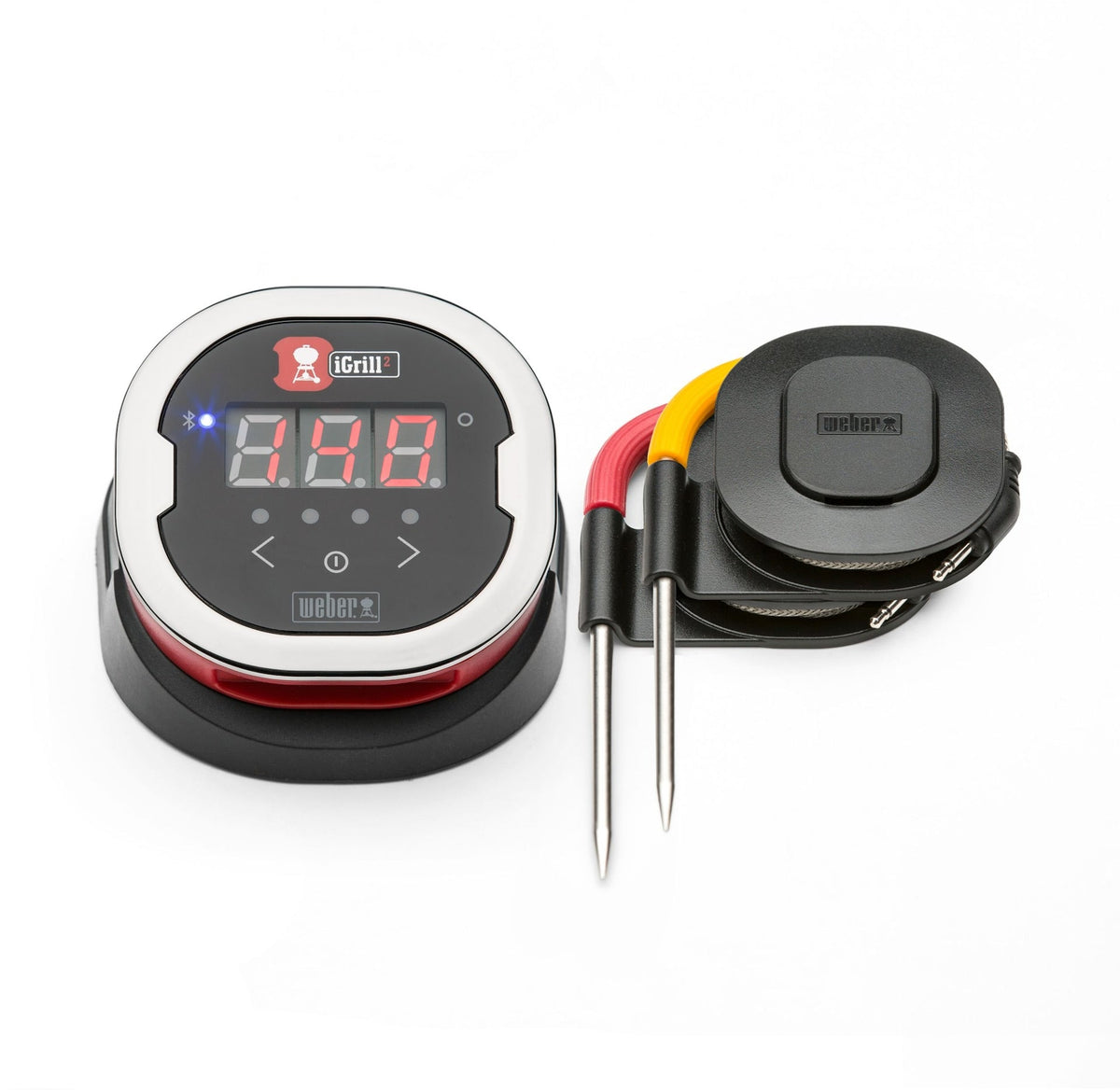 Weber iGrill 2 Bluetooth Meat Thermometer with Stainless Steel Probes