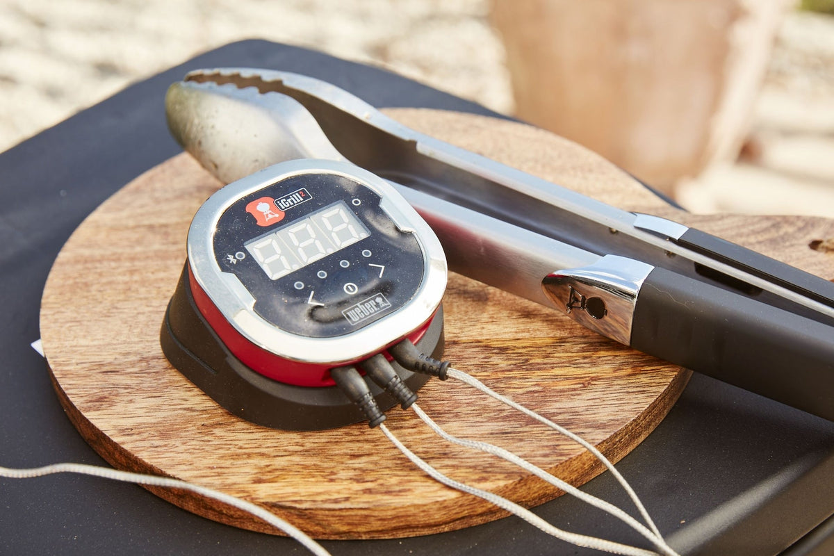 Weber iGrill 2 Bluetooth Meat Thermometer with Stainless Steel Probes